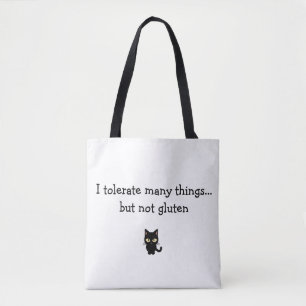 Tote Bag Fourre-tout - "Je tolère beaucoup de choses...mais