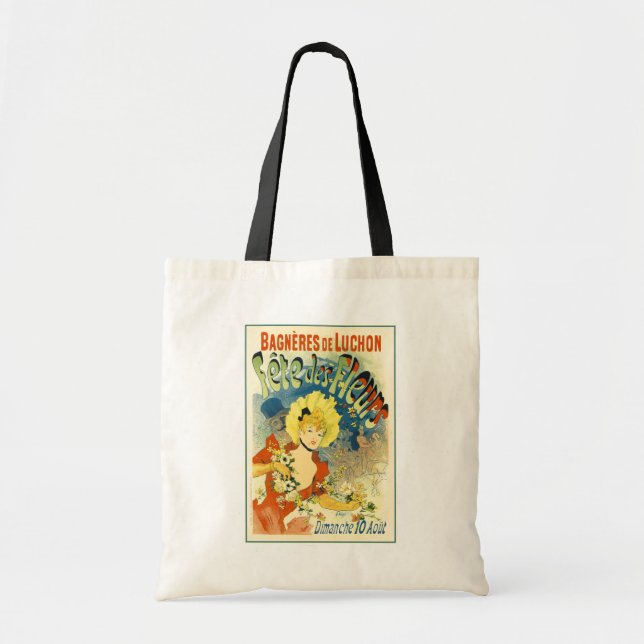 Tote Bag Fourre-tout : Jules Cheret Art Vintage (Devant)