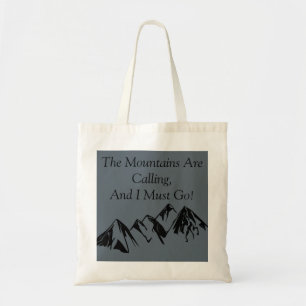 Tote Bag Fourre-tout - les montagnes appellent