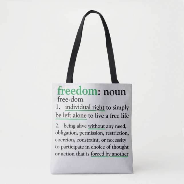 Tote Bag Fourre-tout libre (Devant)