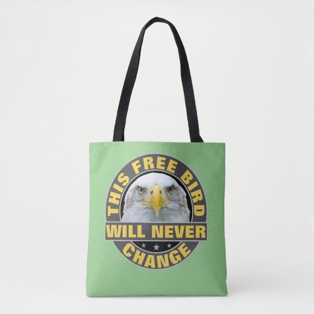 Tote Bag Fourre-tout libre aux oiseaux (Devant)
