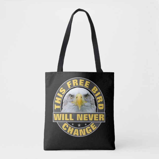 Tote Bag Fourre-tout libre aux oiseaux (Devant)