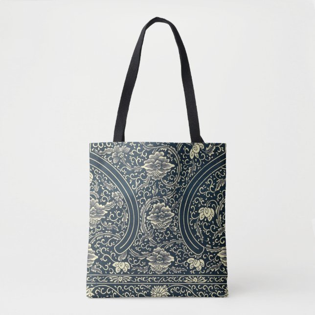 Tote Bag Fourre-tout, Motif de l'ornement chinois (Devant)