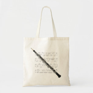 Tote Bag Fourre-tout - musique de hautbois et de feuille