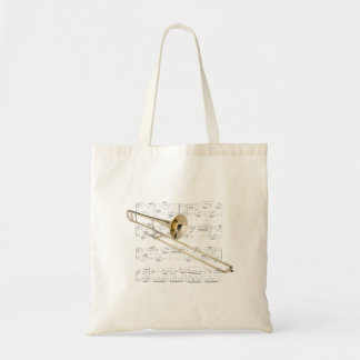 Tote Bag Fourre-tout - musique de trombone (tenor) et de