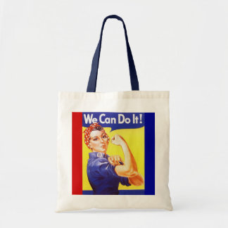 Tote Bag Fourre-tout "nous pouvons le faire !" Slogan Rosie