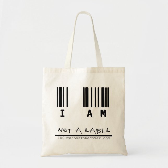 Tote Bag Fourre-tout - pas un étiquette (Devant)