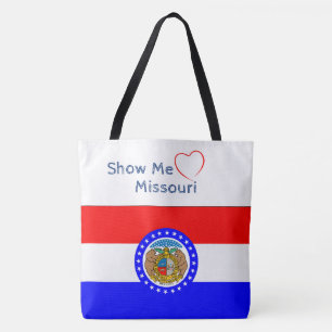 Tote Bag Fourre-tout patriotique Afficher Amour Missouri
