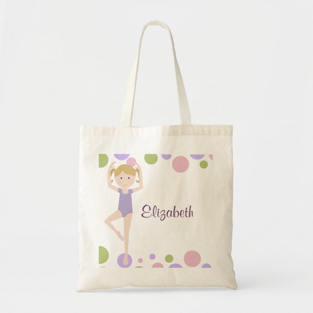 Tote Bag Fourre-tout personnalisé par ballerine douce (Devant)
