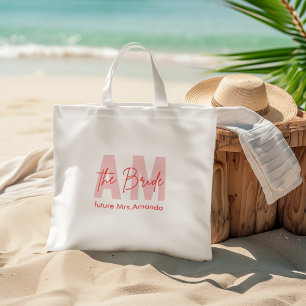 Tote Bag Fourre-tout personnalisée pour la mariée   Futur n