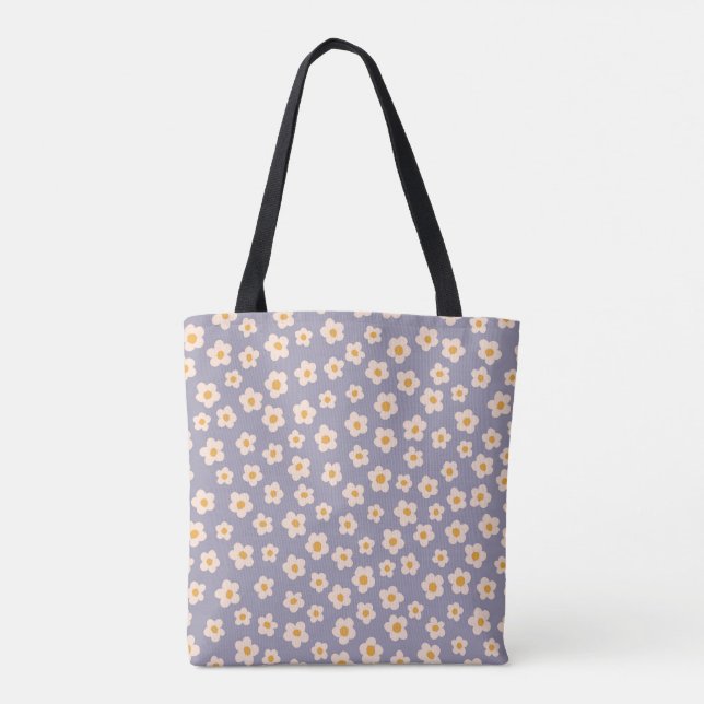 Tote Bag Fourre-tout pourpre (Dos)