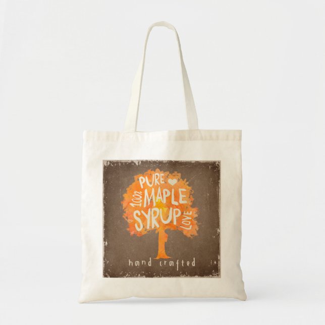 Tote Bag Fourre-tout Pure Maple Tree Syrup Budget (Devant)
