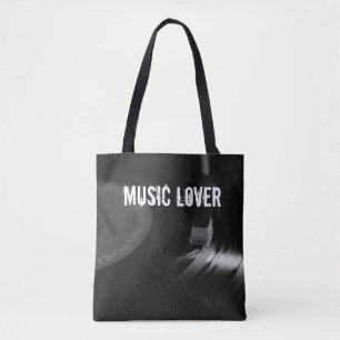 Tote Bag Fourre-tout record : Personnalisable