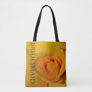 Tote Bag Fourre-tout rose jaune pour la servante