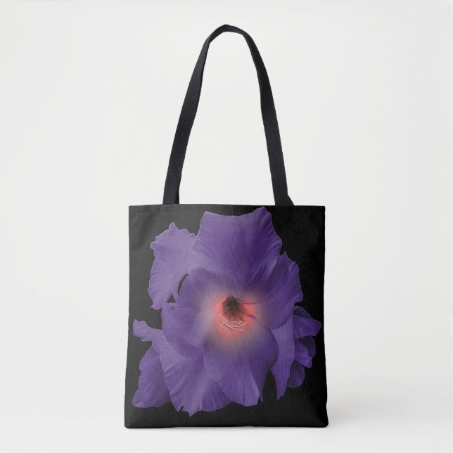 Tote Bag Fourre-tout Sword Lily Indigo rose (Devant)