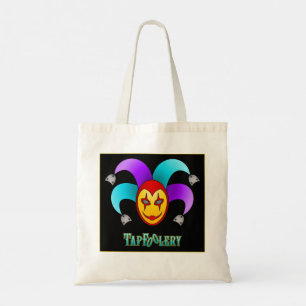 Tote Bag Fourre-tout TapFoolery - aqua sur boîte noire