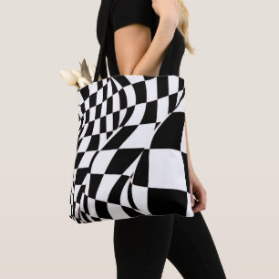 Tote Bag Fourre-tout tout-en-un - Indicateur À damiers mod