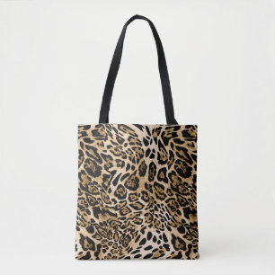 Tote Bag Fourrure de léopard d'Afrique : Texture d'animal s