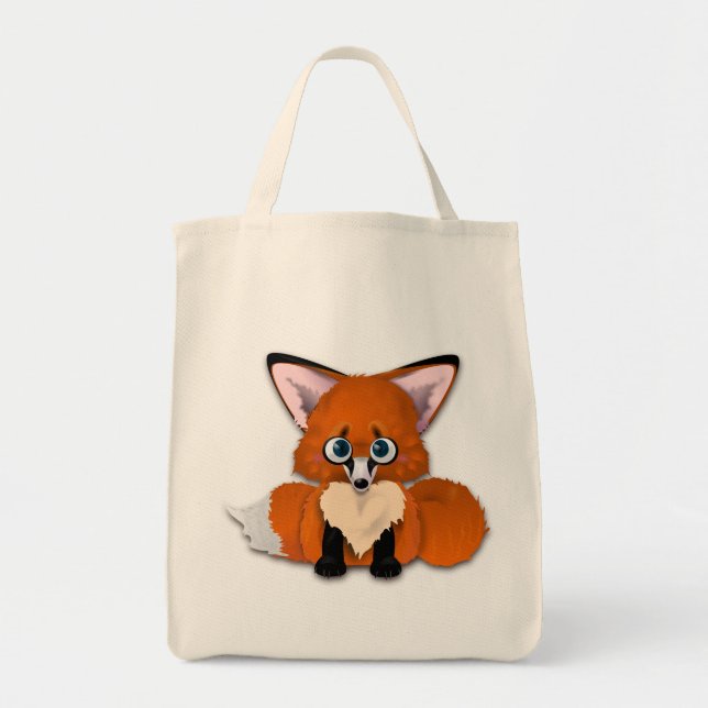 Tote Bag Fox mignon de bébé (Devant)