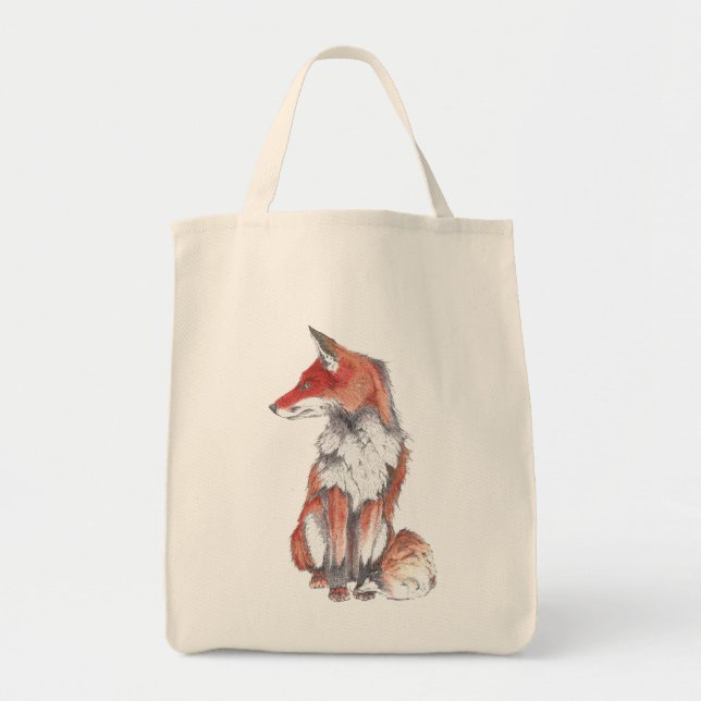 Tote Bag Fox par le coussin d'Inkspot (Devant)