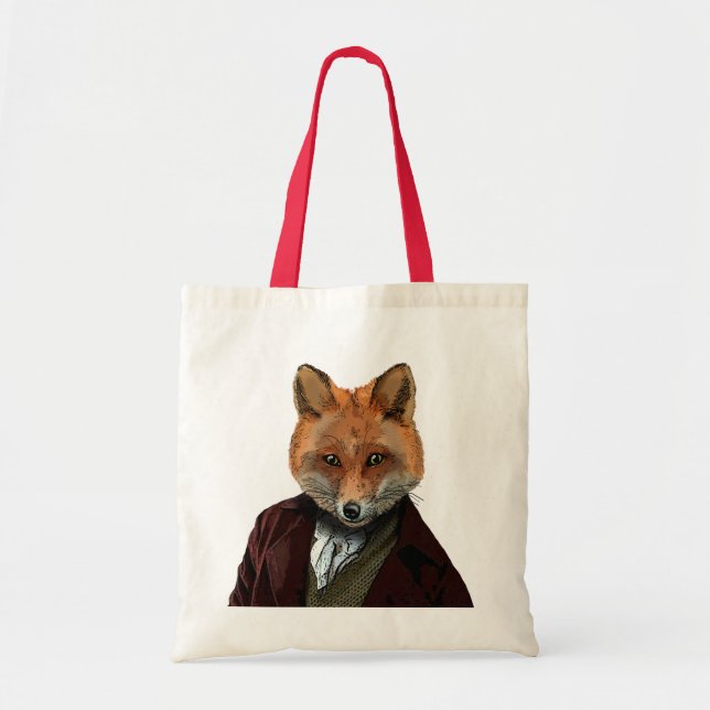 Tote Bag Fox Portrait 2 (Devant)
