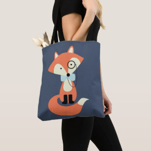 Tote Bag Fox rouge de hippie de monocle