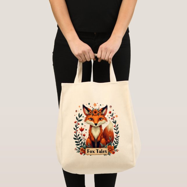 Tote Bag Fox Tales Boho Woodland Animal (Devant (produit))