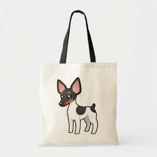 Tote Bag Fox Terrier de Rat terrier/jouet de bande dessiné