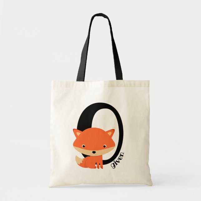 Tote Bag Fox zéro donné - renard rouge sarcastique mignon (Devant)