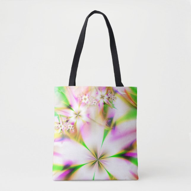 Tote Bag fractal floral (Devant)