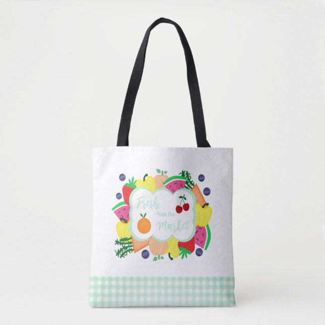 Tote Bag Fraîchement du marché (Devant)