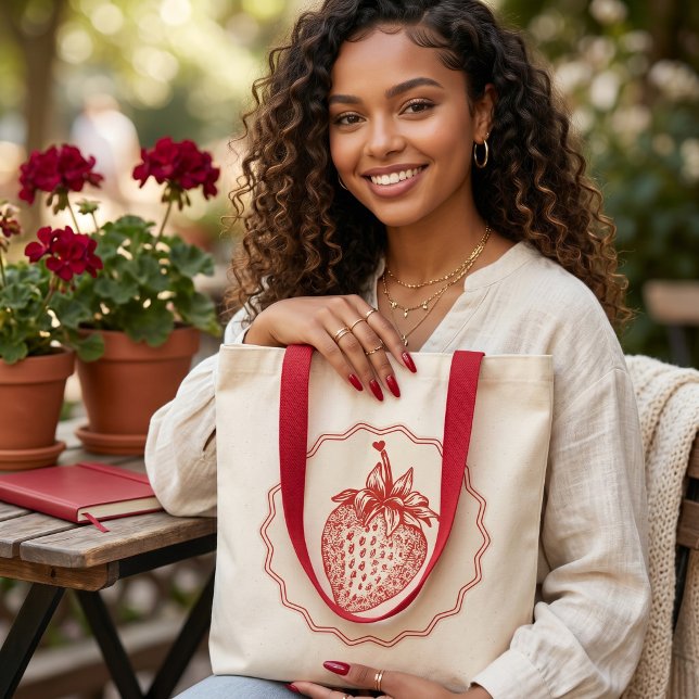 Tote Bag Fraise (Créateur téléchargé)