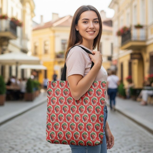 Tote Bag Fraise (Créateur téléchargé)