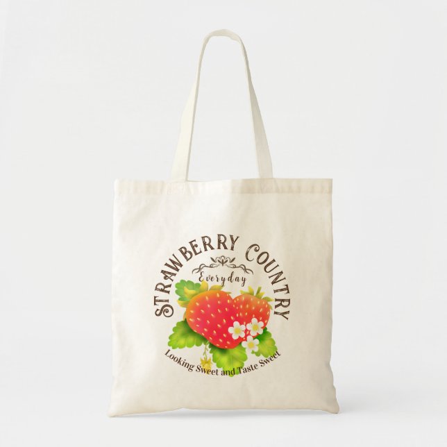 Tote Bag Fraise (Devant)