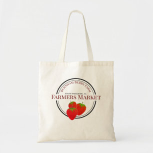 Tote Bag Fraise Ajouter le marché des agriculteurs de l'
