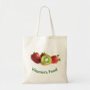 Tote Bag Fraise et kiwi