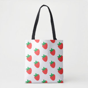 Tote Bag Fraise rouge