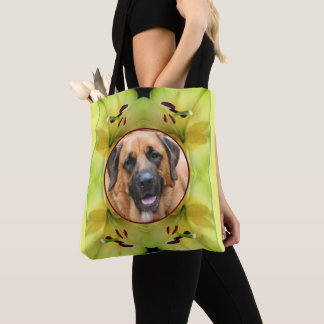 Tote Bag Frame Lily Jaune Créez votre propre photo