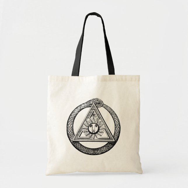 Tote Bag Franc-maçonnerie Voir tous les yeux Symbole maçonn (Devant)