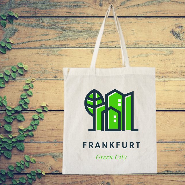 Tote Bag Francfort-sur-le-Main Allemagne Ville verte durabl (Créateur téléchargé)