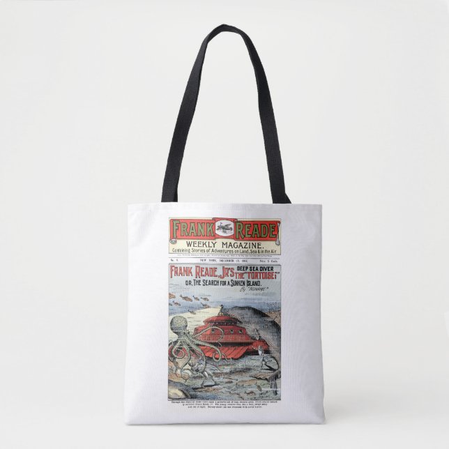 Tote Bag Frank Read Jr Futuriste Sci-Fi (Devant)