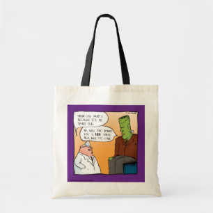Tote Bag Frankensteins Doctor Cartoon