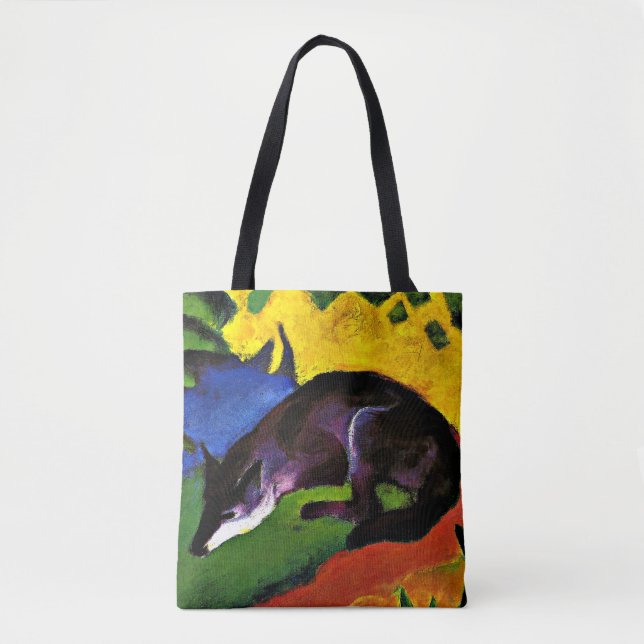 Tote Bag Franz Marc - Blue Fox (Devant)