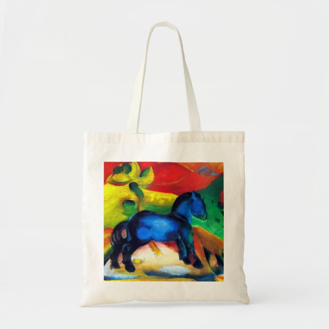 Tote Bag Franz Marc Little Blue Pony (Devant)
