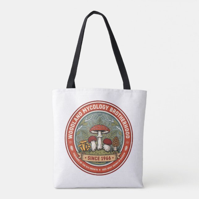Tote Bag Fraternité de mycologie forestière (Dos)