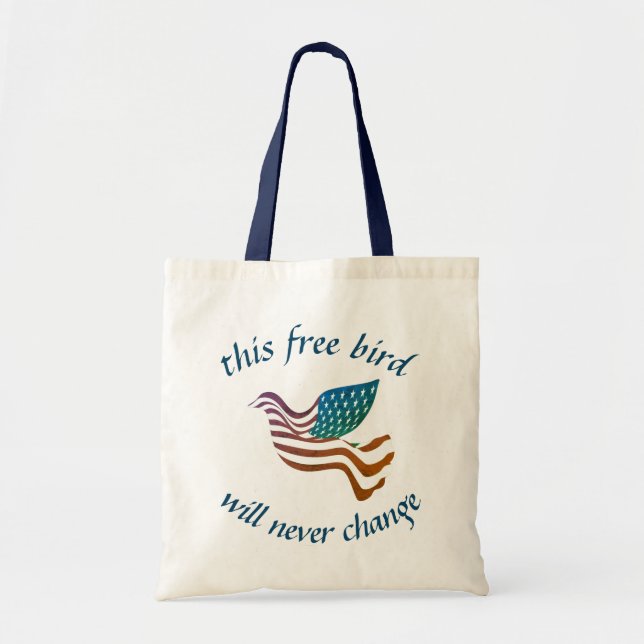 Tote Bag Free bird Budget Fourre-tout (Devant)