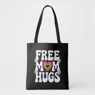 Tote Bag Free Mom Hug Transgender Lesbian Gay LGBT Pride