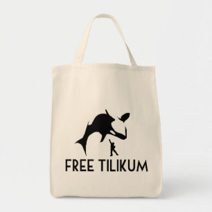 Tote Bag Free Tilikum Save Orca Killer Whale
