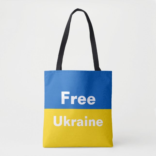 Tote Bag Free Ukraine (Devant)