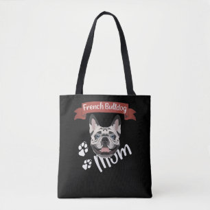 Tote Bag French Bulldog Maman, Chien Maman